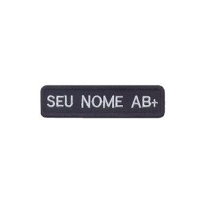 Nome Bordado Preto