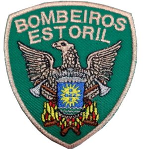 Bordado em tecido Bombeiros Estoril