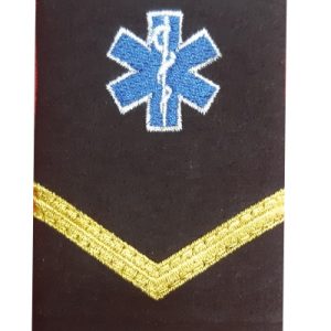 Passadeira de bombeiro estagiário estrela da vida