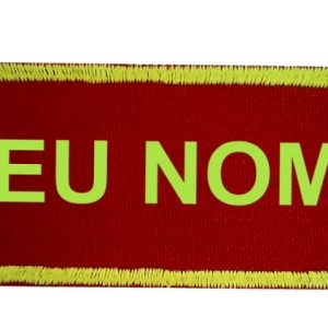 Nome bordado bombeiros