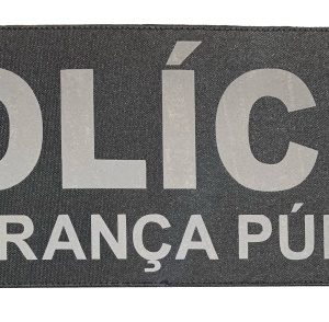 Placa policia de segurança publica