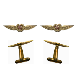 Botões de punho piloto civil