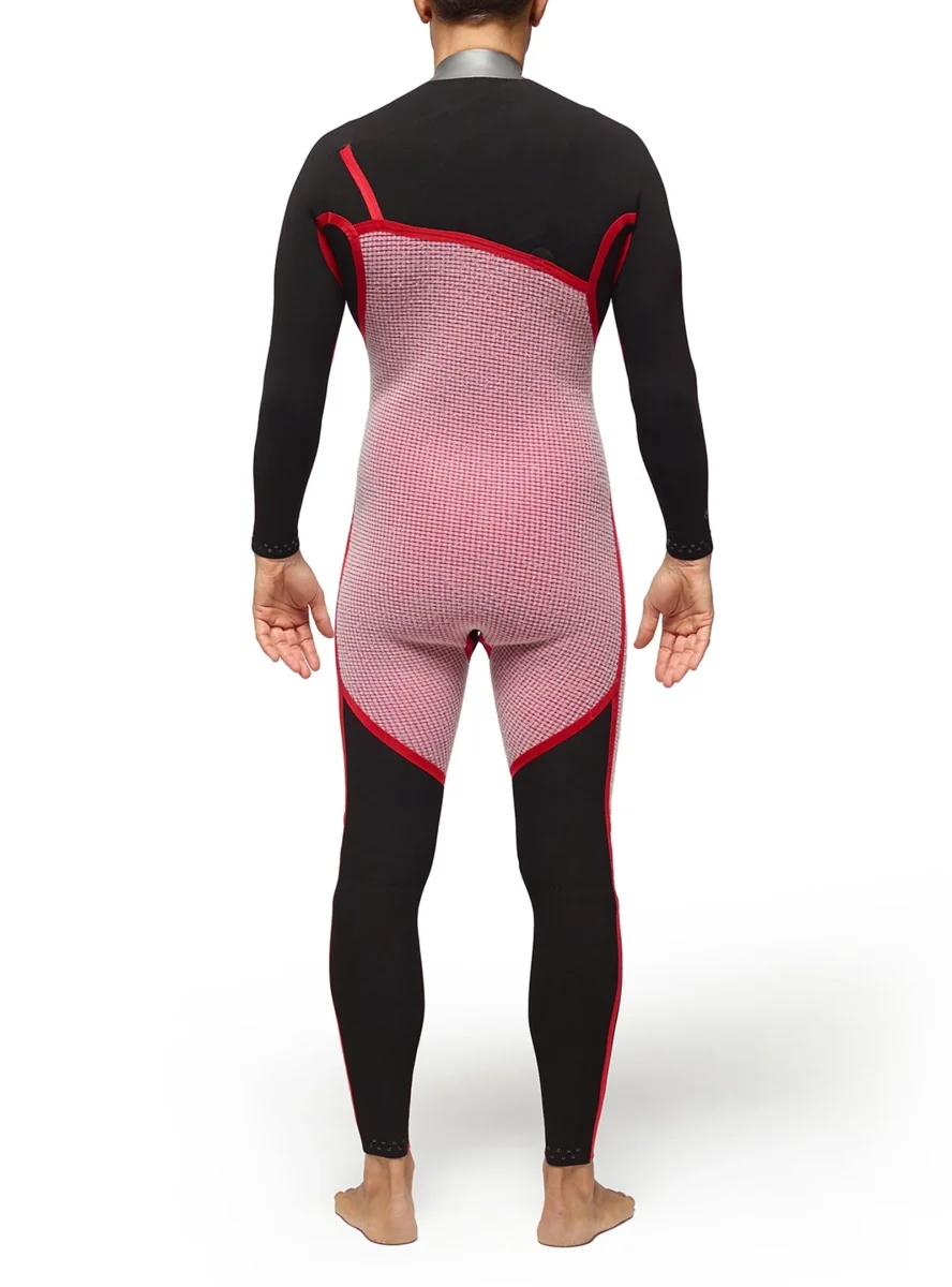 Fato De Surf Homem Competition 3/2 Zipperless Preto - Image 6